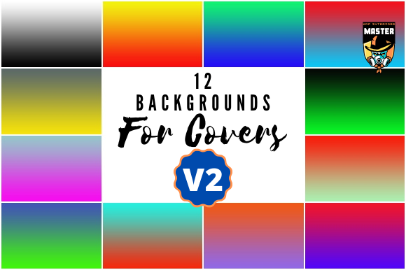 12 Backgrounds for Covers V2: Streamlining Visual Workflow for Professionals and Creators