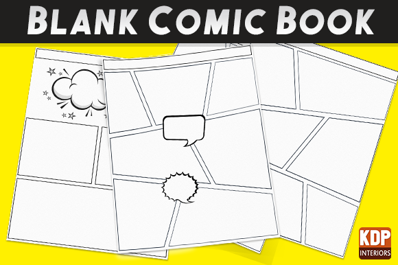 Blank Comic Book Pages KDP Interior: A Strategic Asset for Low-Content Publishing