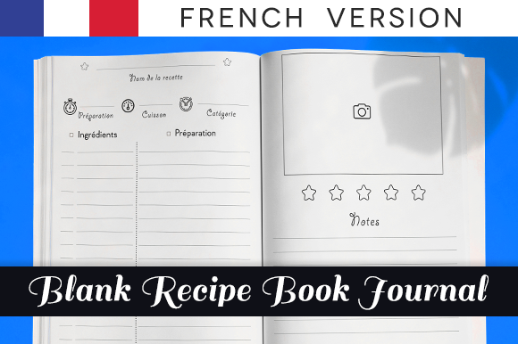 Blank Recipe Book French Version for KDP: A Practical Tool for Low-Content Publishing