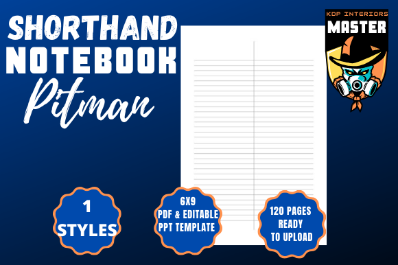 Boost Your KDP Library with Shorthand Notebook Pitman