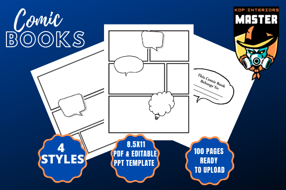 Comic Books with Variety of Templates: A Game-Changer for Low-Content Creators on KDP