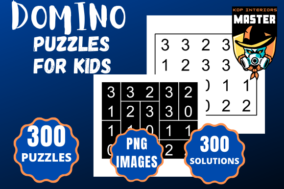 Domino Puzzles for Kids: Creative Resource for KDP Books
