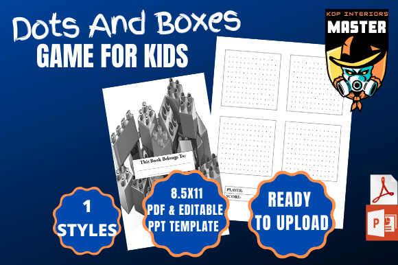 Dots and Boxes – Puzzle Book for Kids