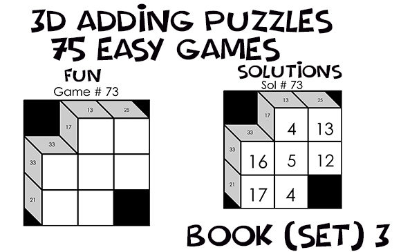 Easy 3D Adding Puzzle Images BK Set 3: A Creative Tool for Educational Game Books