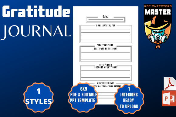 Gratitude Journal Files: A Smart Addition to Your Low Content Book Library on KDP