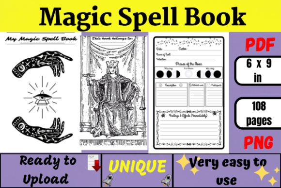 Grimoire Spell Journal for KDP: Ready-Made Magic