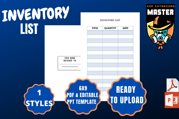 Inventory List V1: A Practical Resource for Low-Content Book Creators on KDP