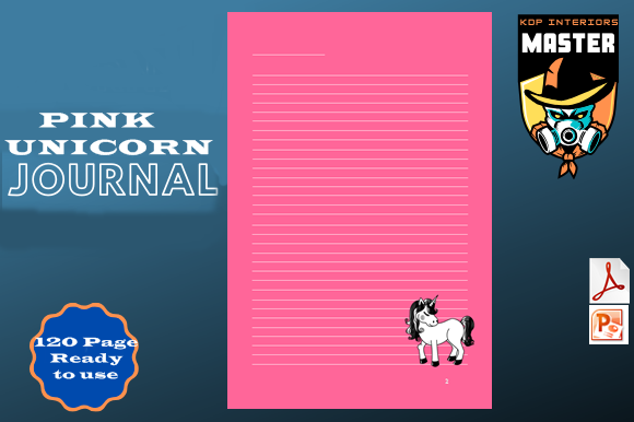 Pink Unicorn Journal: A Creative Powerhouse for Low Content Book Creators