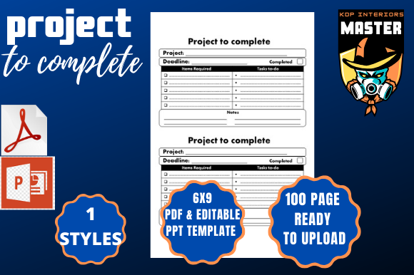 Project to Complete Planner: Your Ultimate Guide to Organized Planning