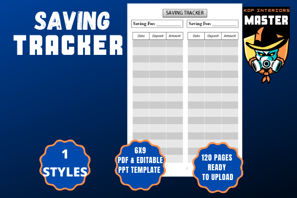 Saving Tracker Logbook for KDP Success