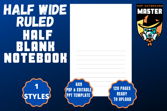 Unlocking the Power of the Half Wide Ruled Notebook for Your KDP Low-Content Business